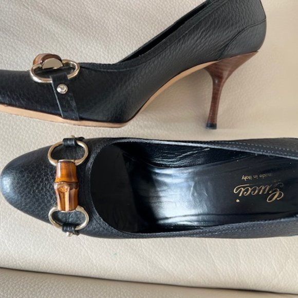 Gucci Horse Bit stacked heel pumps excellent condition - Picture 4 of 5